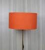 Trento Orange Cotton Fabric Solid Lampshade