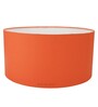 Emmett Orange Cotton Fabric Solid Lampshade