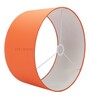 Emmett Orange Cotton Fabric Solid Lampshade