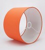 Lavery Orange Cotton Fabric Solid Lampshade