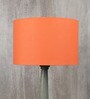 Lavery Orange Cotton Fabric Solid Lampshade
