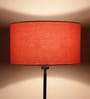 Fondi Orange Cotton Fabric Solid Lampshade