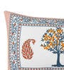 Orange 220 TC Cotton Traditional 28 x 18 Inch inches Pillow Covers (Pack of 2)