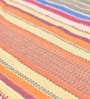 Orange Cotton Hand Woven 3 x 2 Feet Dhurrie
