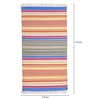 Orange Cotton Hand Woven 3 x 2 Feet Dhurrie