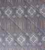 Orange Cotton Polyester Geometric Print 110 GSM Double Bed Quilt