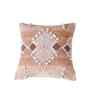 Orange Cotton Printed 18x18 inches Square Cushion Cover