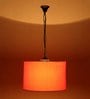 Zrava Orange Cotton Hanging Light