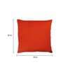 Orange Solid Cotton 20 x 20 Inches Cushion Covers (Set of 2)