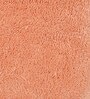 Orange Solid Cotton 24x16 Inches AntiSkid Bath Mat (Set of 2)