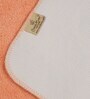 Orange Solid Cotton 24x16 Inches AntiSkid Bath Mat (Set of 2)