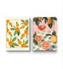 Orange Delight Set of 2 Canvas Painting Gallery Wrap Canvas Painting