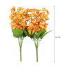 Orange Fabric Blossom Artificial Flowers