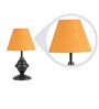 Orange Fabric Designer Table Lamp