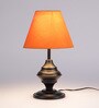 Orange Fabric Designer Table Lamp