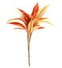 Orange Fabric Dracaena Artificial Plant without Pot