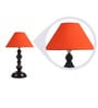 Orange Fabric Table Lamp