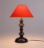 Orange Fabric Table Lamp
