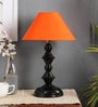 Orange Fabric Table Lamp