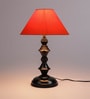 Orange Fabric Table Lamp