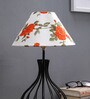Orange Fabric Table Lamp Shade