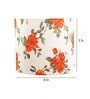 Modena Orange Fabric Flush Mount Wall Light