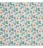 Orange Floral 144 TC Cotton Queen Sized Bedsheet Bedsheet 2 Pillow Prime Collection