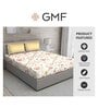 Orange Floral 144 TC Cotton Queen Sized Bed Sheets with 2 Pillow Covers