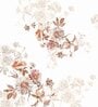 Orange Floral 180 TC Cotton Queen Sized Bed Sheets with 2 Pillow Covers