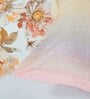 Orange Floral 180 TC Cotton Queen Sized Bed Sheets with 2 Pillow Covers