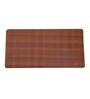 Orange Formal Linen Printed Laptop Mat & Keyboard Mat