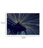 Demented Sky In Blue Canvas Framed Art Print (33 x 21 Inches)