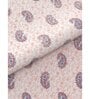 Blue Traditional 600 TC Cotton Double King Sized Bedsheet With 2 Pillow Covers