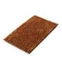 Orange Geometric Microfibre 23x15 Inches AntiSkid Bath Mat