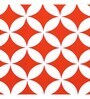 Orange Geometric Premium 16 x 16 Inches Cushion Cover (Set of 3)