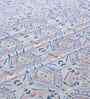 Orange Geometric Print 144 TC Cotton King Size Bed Sheet with 2 Pillow Covers Sensory Bloom Collection