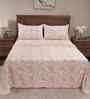 Orange Geometric Print 200 TC Cotton Single Bed Sheet with 1 Pillow Cover Eclectic Geo Collection