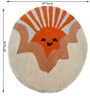 Orange Kids Wool Hand Tufted Carpet