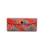 Orange Leather Handcrafted Embossed Sunglasses Cover