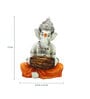 Orange Lord Ganesha Playing Dholak