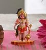 Orange Marble Hanuman Ji Idol