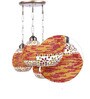 Addler Orange Glass Cluster Hanging Light
