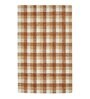 Orange Plaid Wool 2X3 Hand-Tufted Carpet