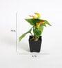 Plastic Orange Real Touch Calla Lily Flower Artificial Plants