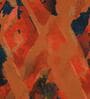 Orange Abstract Fabric 16 x 16 Inches Cushion Cover