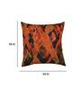 Orange Abstract Fabric 16 x 16 Inches Cushion Cover