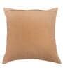 Orange Polycanvas Abstract 16x16 inches Cushion Covers (Set of 1)