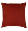 Orange Traditional Fabric 16 x 16 Inch Cushion Cover