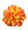 Orange Polyester Calla Lily Artificial Flowers