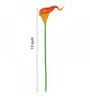 Orange Polyester Calla Lily Artificial Flowers